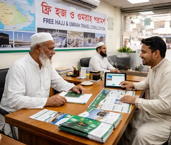 Free Hajj and Umrah travel consultation